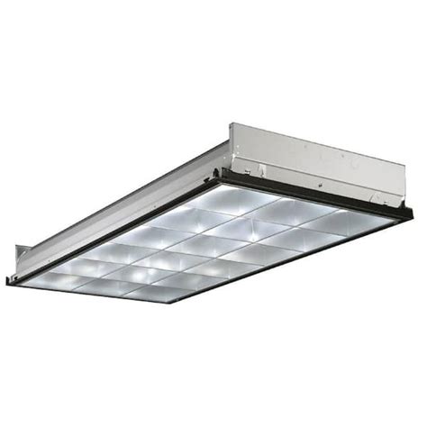 metal fluorescent fixture box for surface mounting|2x4 troffer light mount kit.